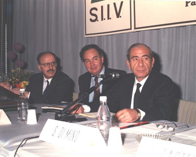 Da sinistra i proff. F.A. Santagata, L. Caroti, S. Di Mino